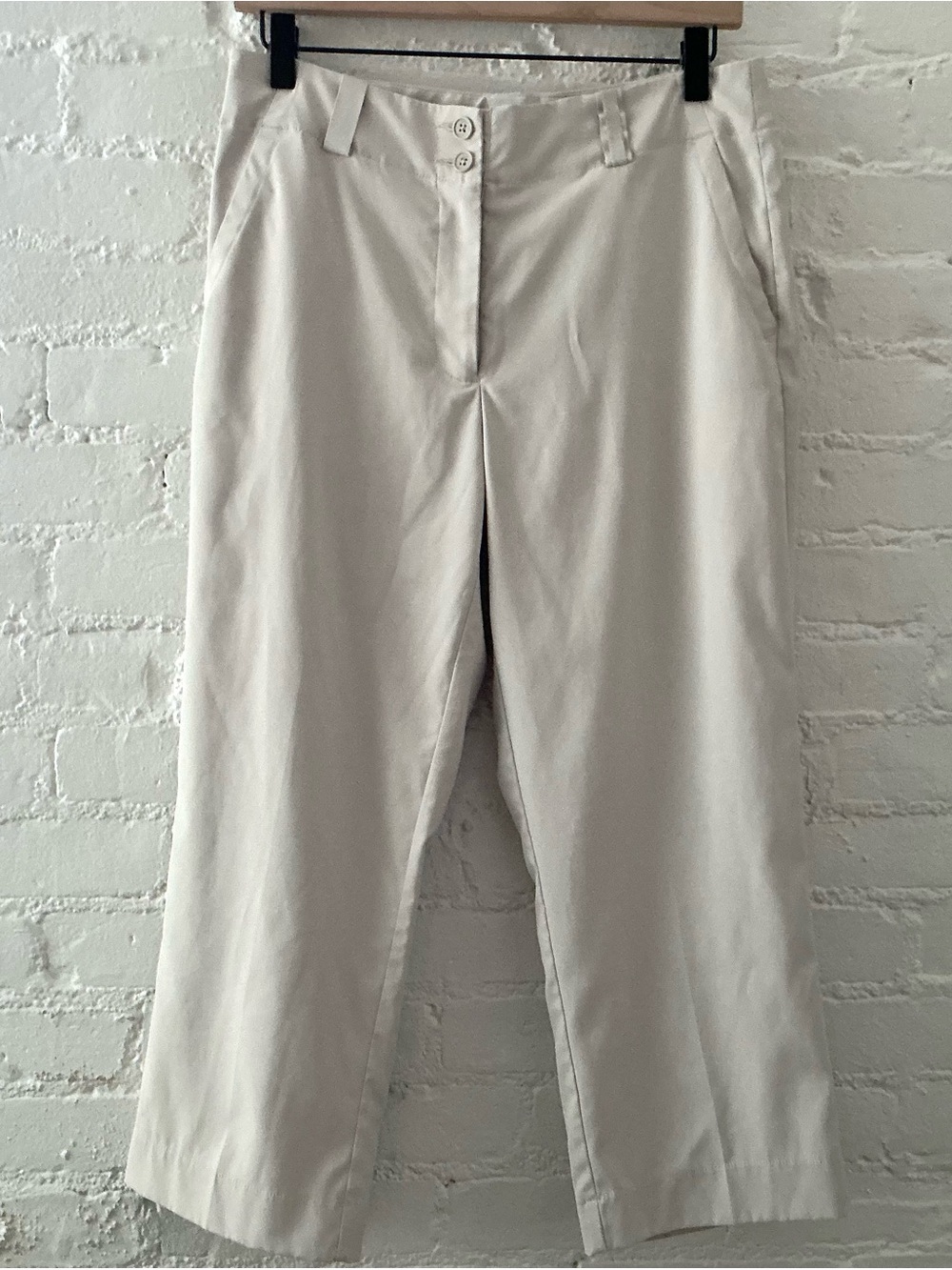 Nike Nike Golf Dri-Fit Modern Rise Cropped Pants Cream Beige Womens Size 6